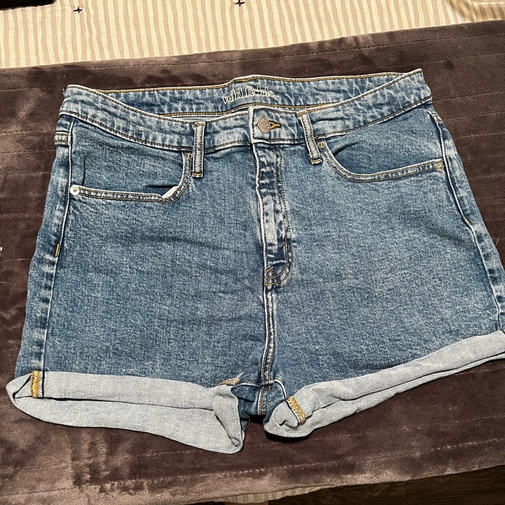 Denim shorts